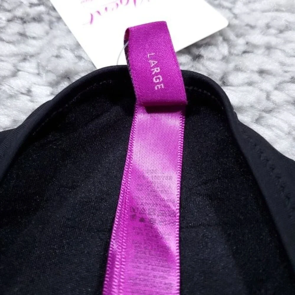 L’Agent by Agent Provocateur Adrina Black Swim Bikini Bottom Size Large Women's - Picture 6 of 7